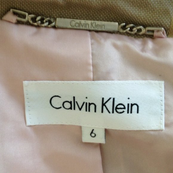 Calvin Klein Hand Painted Floral Blazer Jacket - Picture 14 of 16